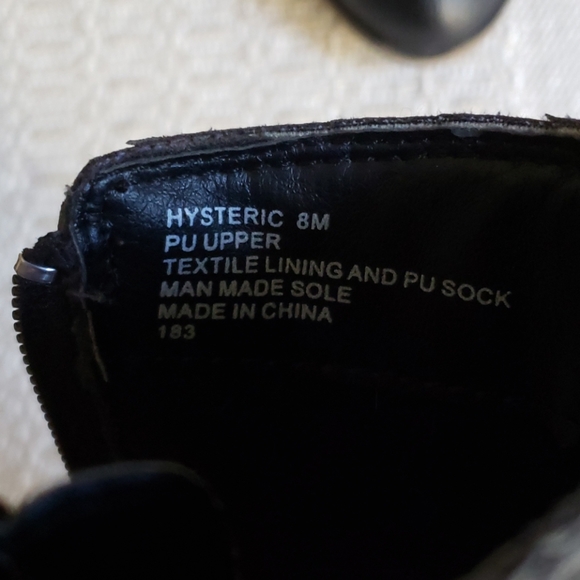 Steve Madden Girl Women's Hysteric Black Boots - Picture 3 of 5